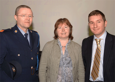 Kay Note speakers at MCCC Childcare Conference
Left to right: Inspector Pat Burke-Garda Vetting Unit, Carol Duffy- IPPA and Cormac Russell-Child Psychologist